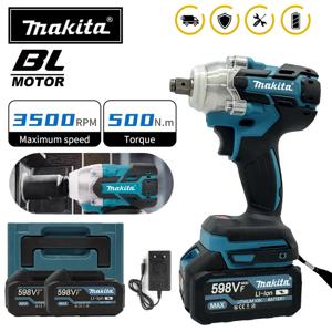 Makita DTW600 도구 임팩트 렌치 기계 Makita 18V 배터리 용 브러시리스 무선 전기 렌치 고 토크 충전식 도구