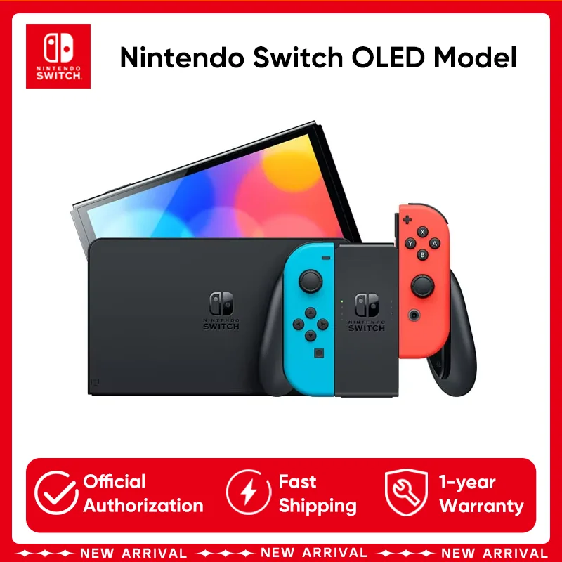 【브랜드+】닌텐도 스위치 OLED 게임 콘솔 64GB 7인치 OLED 디스플레이