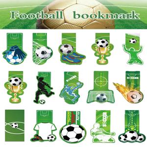 30PCS 축구 북마크 독서 페이지 책 라벨링 학생 크리 에이 티브 선물 장식 페이지 라벨링 종이 북마크 DIY