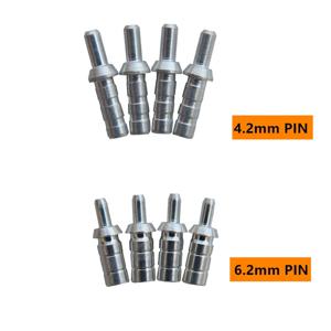 화살표 샤프트 화살표 노크 컴파운드 리커브 활 화살 양궁용 알루미늄 핀 ID 4.2mm 5.2mm 6.2mm, 50 개