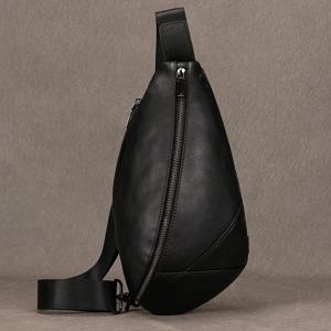 Luufan 부드러운 정품 가죽 남성용 가슴 팩 남성 미니 어깨 크로스 바디 백 도난 방지 가슴 팩 남성 야외 여름 슬링 백