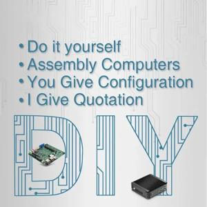 BEBEPC 소형 노트북 케이스 플렉시 유리 커버 컴팩트 PC 케이스 유연한 전원 공급 장치