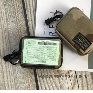 유행하는 실리콘 카드 홀더, 후크 장식 랜야드, 동전, 이어폰, 작은 가방, 트렌디 브랜드 서류 가방, 청소년 스타일