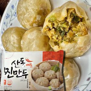 나래 트레이 3분 매운만두 6개입 180g + 맛미 미니간장 증정(갯수랜덤)