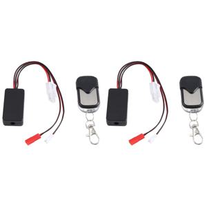 BAAU 2X 휴대용 자동 시뮬레이션 윈치 컨트롤러 축 SCX10 1/10 RC 크롤러 자동차 용 무선 원격 제어 수신기