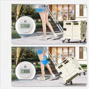 휴대용 접이식 쇼핑 카트 가정용 다기능 소형 카트 가벼운 캠핑 노점 야채 구매용 트롤리