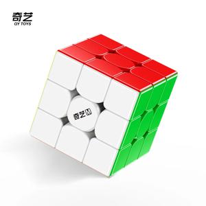 새로운 Qiyi Warrior M UV 3X3 마그네틱 매직 스피드 큐브 스티커없는 Fidget Toys Qiyi Warrior UV Cubo Magico Puzzle