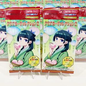 재고 있음 오리지널 The Apothecary Diaries 2nd Edition Anime Maomao 피규어 컬렉션 카드 투명 카드 컬렉션 카드