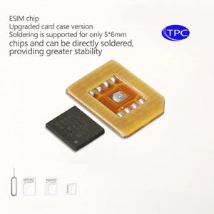 TPC ESIM-나노 SIM 카드 홀더 ESIM 카드 어댑터 솔더 플레이트 복구 물리 카드 플레이트 DIY SIM 카드 제작
