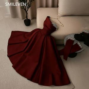 Smileven Beeding a 라인 미니 댄스 파티 드레스 아플리케 민소매 파티 가운 Sweetheart Club 이브닝 드레스 맞춤형 2025