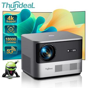 ThundeaL 풀 HD 1080P 프로젝터 TDA6W 자동 초점 스마트 안드로이드 WIFI LCD LED 비디오 홈 시어터 휴대용 프로젝터 홈 시어터