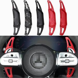 메르세데스-벤츠 AMG A35 A45 C63 E63 S63 G63 C43 CLA GLA GLC GLS GLE 2016-2019 자동차 스티어링 휠 시프트 패들 시프터 확장