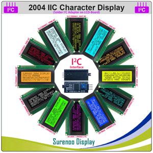 직렬 IIC I2C TWI 2004 204 20*4 Arduino 용 영어 및 일본어 문자 LCD 모듈 디스플레이 패널 화면