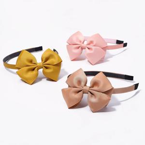 20 색상 귀여운 Bowknot 아기 소녀 헤어 밴드 리본 수제 머리 활 Tiaras Hairbands 머리띠 머리 장식 헤어 액세서리