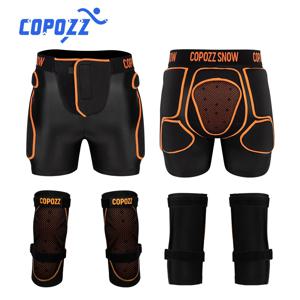 COPOZZ 조정 가능한 성인 스포츠 장비 반바지 스노우 보드 보호 엉덩이 패드 오토바이 짧은 스키 스케이트 충격 방지 무릎 패드