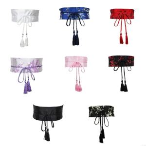 39BD 우아한 고대 타이 벨트 허리 벨트 술 한 중국 의류 액세서리