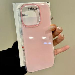 패션 캔디 충격 방지 실리콘 범퍼 폰 케이스 (아이폰 17 16 Pro Max 15 14 13 12 11 XS X XR 16E 7 8 16 Plus 17 Air Cover)