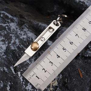 키 체인 버클 캠핑 배낭 휴대용 종이 상자 커터 봉투 오프너와 미니 개폐식 접이식 포켓 유틸리티 나이프