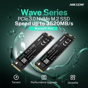 하이크세미 M2 SSD 웨이브 프로(P) 3520MB/s NVMe 256GB 512GB 1TB 2TB M.2 PCIe 3.0 2280 솔리드 스테이트 드라이브 (노트북/데스크탑용)