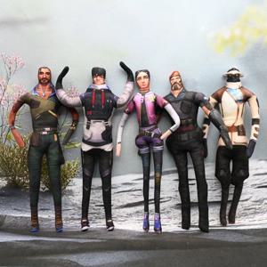 28cm/11.02in Valorant 철 와이어 해골 장식 인형 게임 주변기기 만화 피규어 액세서리 참신 장난감 할로윈 선물