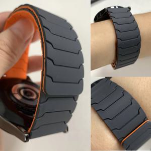 20/22mm 마그네틱 스트랩 (Huami AMAZFIT BIP 6 5 UNITY 실리콘 루프 밴드 GTR 4/3/3 Pro 2e GTS 4 mini 3 BALANCE 스포츠 워치 밴드)