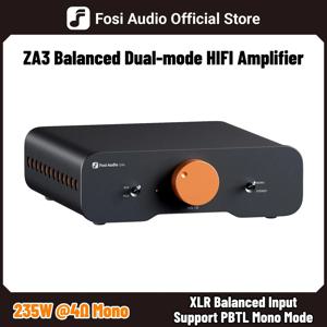 Fosi Audio ZA3 스테레오 전력 증폭기 TPA3255 XLR/RCA/밸런스드 입력이 있는 패시브 책장 스피커용 클래스 D HiFi 오디오 앰프