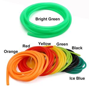 1/5/10m 자연 라텍스 고무 호스 멀티 컬러 IDxOD 1.6 ~ 6mm 고품질 외과 의료 튜브 새총 투석기 탄성 밴드