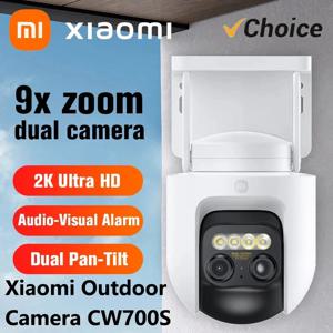 신형 샤오미 야외 카메라 CW700S 2.5K CCTV 풀컬러 야간 투시 WiFi 400만 화소 IP66 스마트 홈 중국 버전