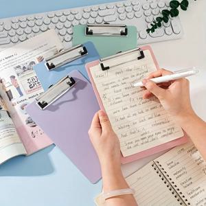 간단한 A5 빌 클립보드 메모 패드 클립 보드 루스리프 노트북 파일 쓰기 패드 클램프 종이 홀더 사무실 학교 용품