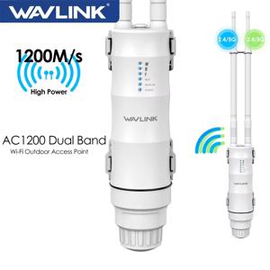 WAVLINK 고전력 장거리 IP67 방수 무선 WIFI 실외 라우터/AP/리피터 AC1200/600/300 5G/2.4G Wi-Fi 부스터 POE