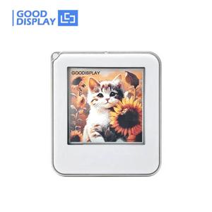 4색 NFC 전자잉크 태그 1.54인치 안드로이드 앱 200x200 HD 전자종이 디스플레이, ABS 쉘 및 키체인/가방용 코너 홀