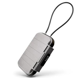 방수 및 방진 휴대용 암호 해변 보관함, 도난 방지 해변 상자, 텔레스코픽 휴대폰 보관함