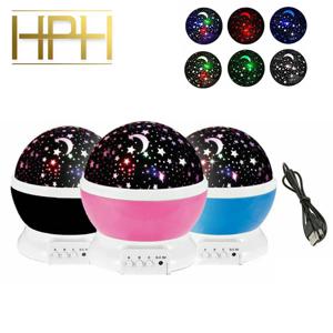 스타 스카이 회전 별이 빛나는 램프 분위기 램프 어린이 선물 디스코 공 LED 주변 네온 라이트 프로젝터 아기 방 장식
