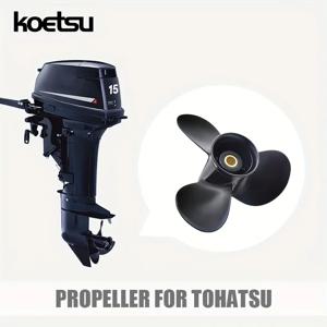 KOETSU - 선외 모터용 프로펠러, 보트 선외 엔진용으로 설계되었으며, 토하츠 선외 모터에 적합합니다.
