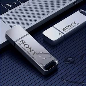 소니 2TB USB 3.1 Type-C 고속 플래시 드라이브 금속 U 디스크 PC 전화 데이터 전송용 방수 메모리 스틱