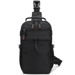 남성과 여성을 위한 어깨 배낭 크로스바디 백 여행 하이킹 가슴 가방 일일 배낭, 대용량, 조절 가능한 어깨 끈, 야외 모험 및 학교에 이상적, 학생에게 적합 학교로 돌아가는 다기능 싱글 숄더 배낭, 기숙사 학생 용품, 다양한 운반 방법, 야외, 여행, Preppy, Work, Business, Commuting, Sports, Black, Green, Orange