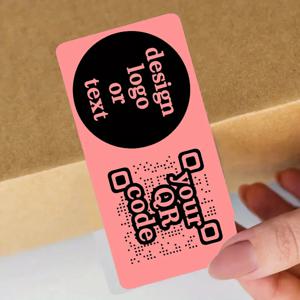 맞춤형 스티커 제품 QR 코드 라벨 맞춤형 데칼 노트북, 물병, 창문, 간판, 선물용 맞춤형 비즈니스 스티커