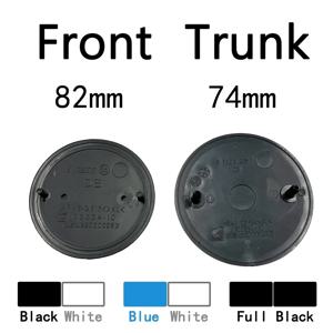 2개 74mm 82mm 자동차 전면 후드 엠블럼 후면 트렁크 로고 BMW E36 F20 E46 E39 E38 E90 E60 E87 E34 E53 X3 X5 X6 M 액세서리용