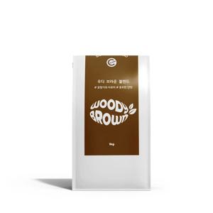 커피디바인 시그니처 우디 브라운 블렌드 당일 로스팅 원두 커피 500g