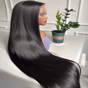 본 스트레이트 가발 인모 13x6 HD 레이스 프론탈 가발 30 32인치 100% 레이스 프론트 가발 5x5 클로저 글루리스 내추럴 여성용