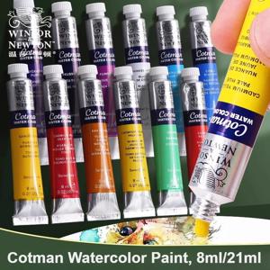 8ml/21ml Winsor & Newton Cotman 수채화 물감 고품질, 그러나 저렴한 가격, 신뢰할 수 있는 성능 제공 좋은 투명도