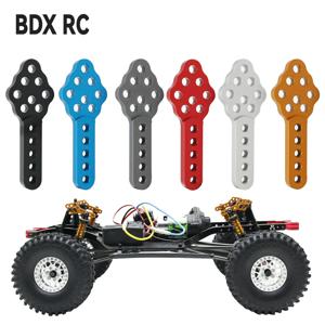 알루미늄 금속 충격 흡수 장치 마운트 1/10 RC 크롤러 축 SCX10 90046 90047 D90 D110 업그레이드 부품 용 높이 각도 스탠드 조정