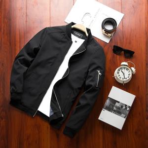 가을 봄 신사복 폭격기 지퍼 자켓 남성 캐주얼 streetwear 힙합 슬림 피트 파일럿 코트 남성 의류 플러스 사이즈 6xl
