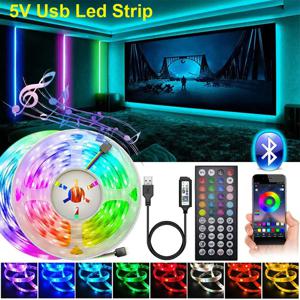 5050 스마트 Led 스트립 Usb 15 20 미터 Wifi Alexa Rgb Led 아이스 테이프 문자열 5V Led 라이트 플러그 벽 룸 Led 리본 램프 체인