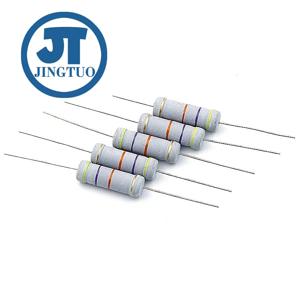 금속 산화물 필름 저항기 5Watts 탄소 필름 5W 2.2R 3.3E 9.1R 100 240 270 360K 510 560 750 820 910K 1R-1M Ohm