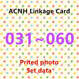 NFC 프린팅 카드, NS 게임 시리즈 1 표준 카드 작업, (031-060) ACNH NTAG215