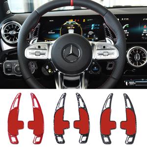 메르세데스-벤츠 AMG 스티어링 휠 패들 시프트 AMG A35 A45 C43 C63 E63 S63 S65 CLA 35 45 63 G63 GLE GLA GLC GLB 액세서리