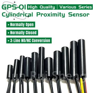 GPS-01 리드 스위치 관형 자기 접촉 근접 센서, 정상 개방 폐쇄 NO/NC GPS 01, 15mm, 18mm, 20mm, 25mm, 30mm, 38mm, 2 개