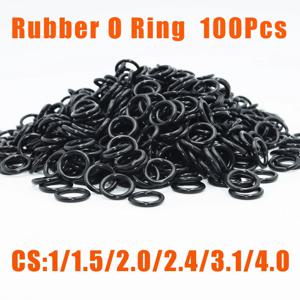 100/20pcs O 링 CS 1/1.5/2/2.4/3.1/4 고무 Oring 씰링 와셔 NBR O-링 배관 가스켓 내유성 고온 링