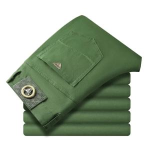 코튼 3% 스판덱스 청바지, 7 가지 색상 스트레치 97%, 트렌디한 와일드 심플, 하이엔드 슬림핏, 스몰 스트레이트 캐주얼 바지